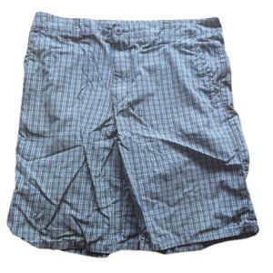 --- ZOO YORK Blue Yellow Plaid Shorts Men Size 36